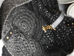 Saint Laurent Panier Small in Raffia