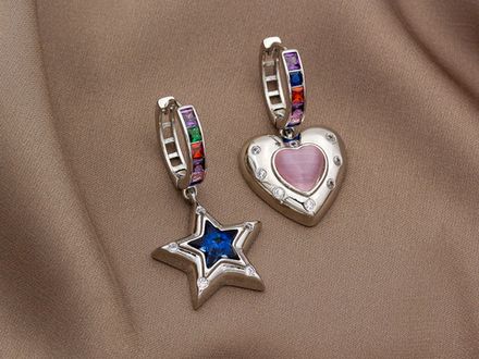 Серьги-кольца "Асимметрия"