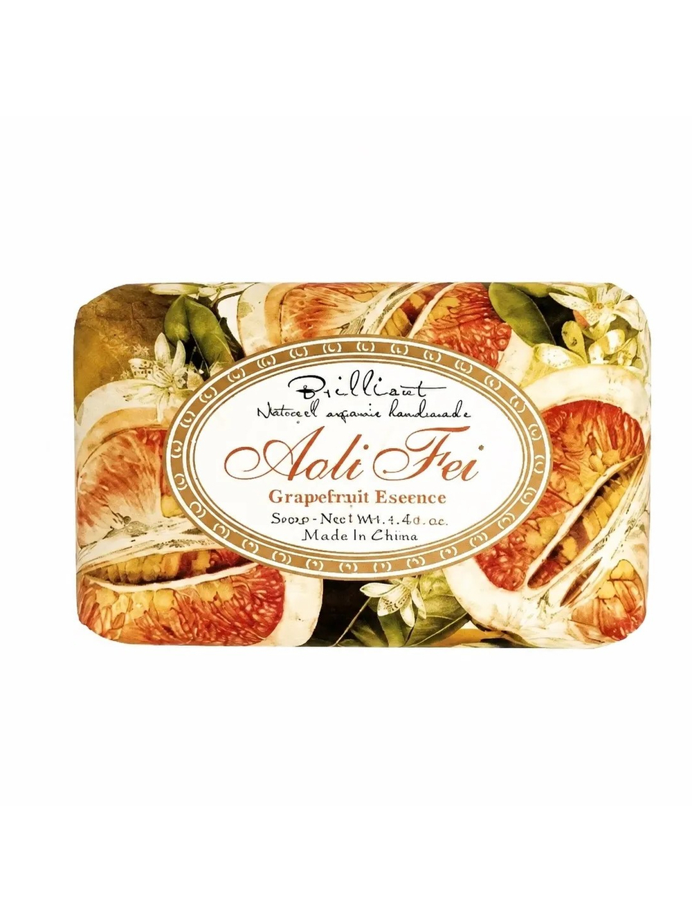 Мыло туалетное с ароматом грейпфрута AOLI FEI Grapefruit Moisturizing Soap 120 гр