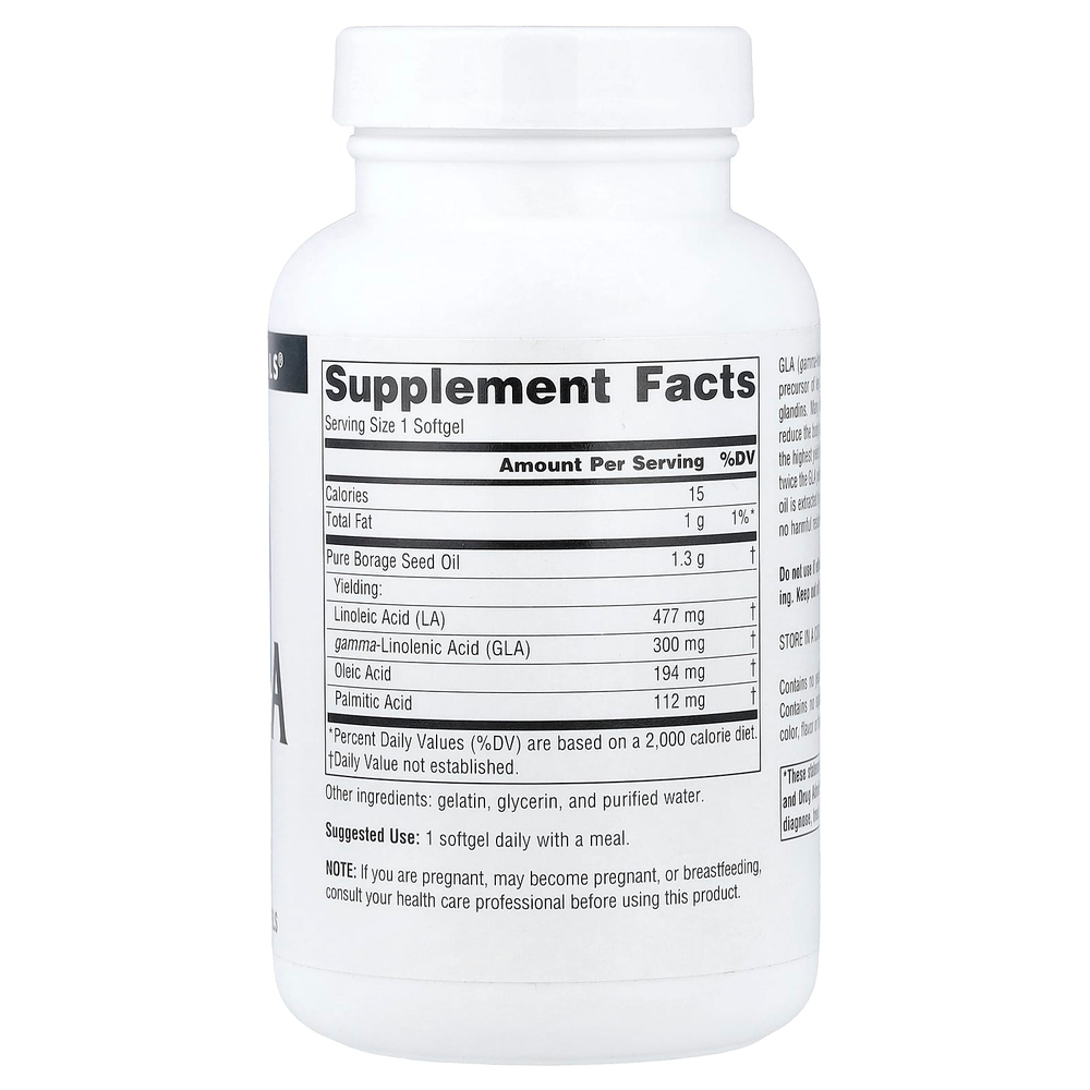 Source Naturals, Mega-GLA 300™, 60 капсул