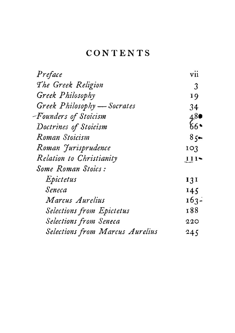 Greek and Roman stoicism and some of its disciples: Epictetus, Seneca and Marcus Aurelius | Charles Henry Stanley Davis