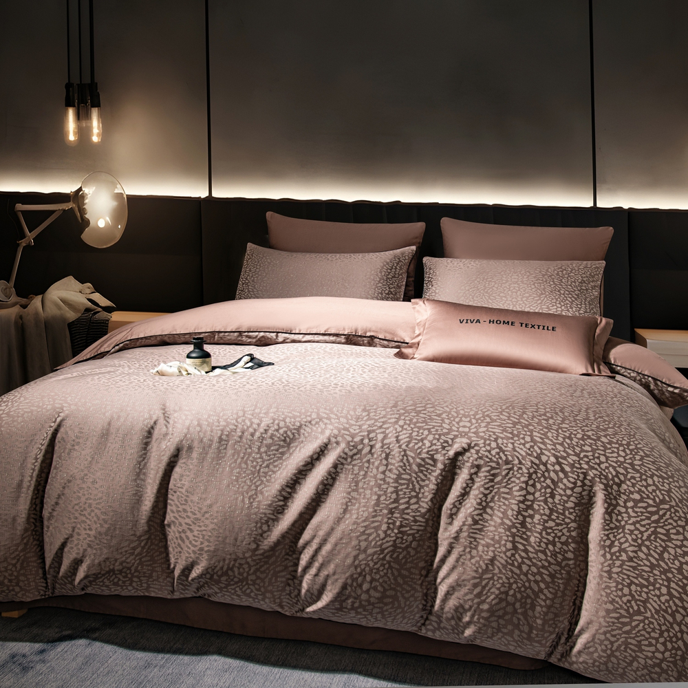 КПБ Сатин-Жаккард Тессоро MT005, Евро, 4 наволочки