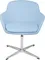 Крутящееся кресло A646-5 (Elegance S), голубой кашемир, ножка хром