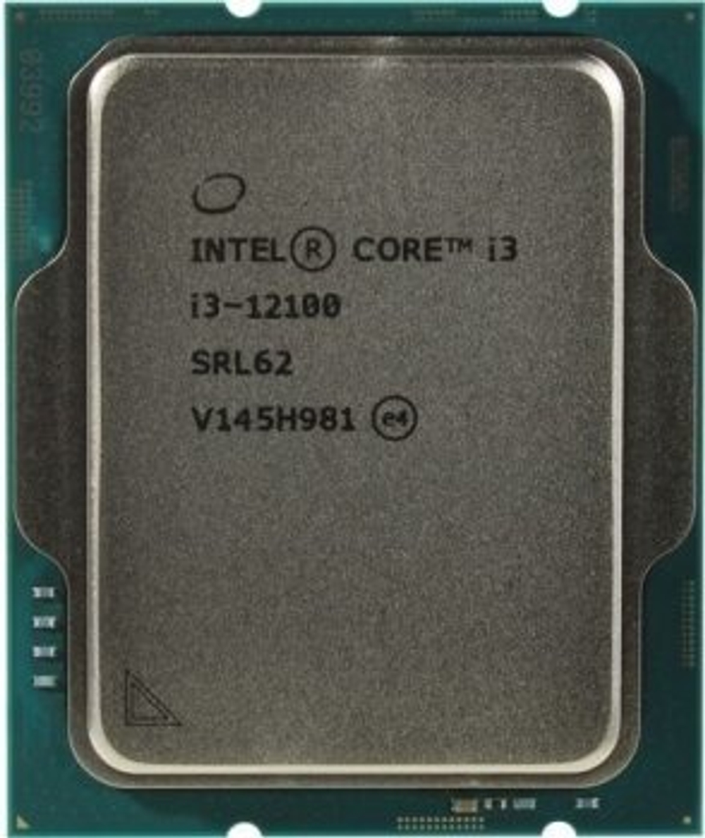 Процессор Intel Core i3-12100 3.3/4.3GHz (4.3GHz) 4/8 Alder Lake UHD730 60W FCLGA1700 OEM