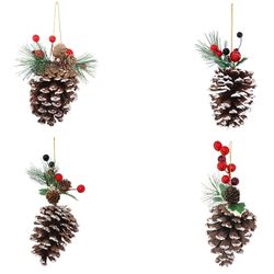 GAEM Изделие декоративное подвесное "Шишка", L9 W9 H18 см, 4в.