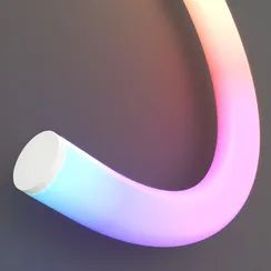 Гибкий неон круглый 360° D25 24В 17,2Вт/м Цветной (RGB) + 3000К IP65 5м Led Strip 20304