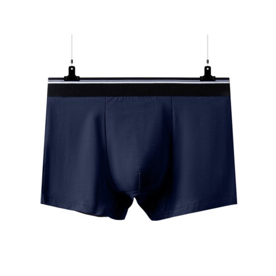 Мужские трусы боксеры темно-синие ROMEO ROSSI RR6095-9