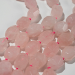 Розовый кварц натуральный, фриформ, 16,5-20*11,5-14,5мм