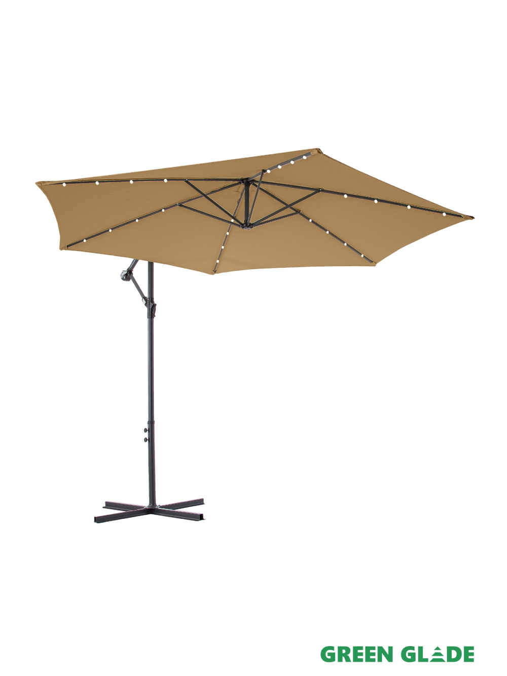 Зонт садовый Green Glade 6013 с LED подсветкой