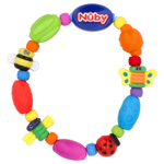 Nuby, Bug-a-Loop, прорезыватель для зубов, для детей от 3 месяцев, 1 шт.