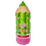 товар в упаковке Шар (29''/74 см) Фигура, Школьный карандаш, Зеленый, 1 шт. в уп.