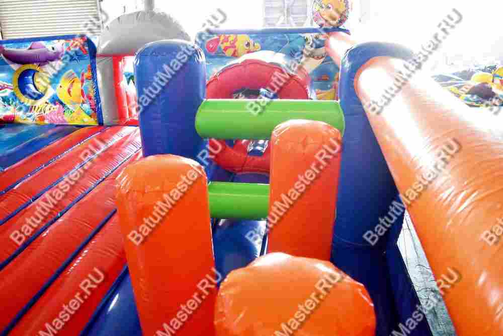 Популярный надувной батут "Приключения Золотой рыбки"