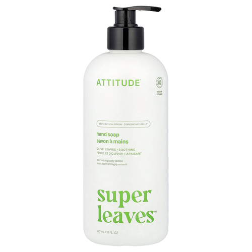 ATTITUDE, Super Leaves™, мыло для рук, листья оливкового дерева, 473 мл (16 жидк. унций)