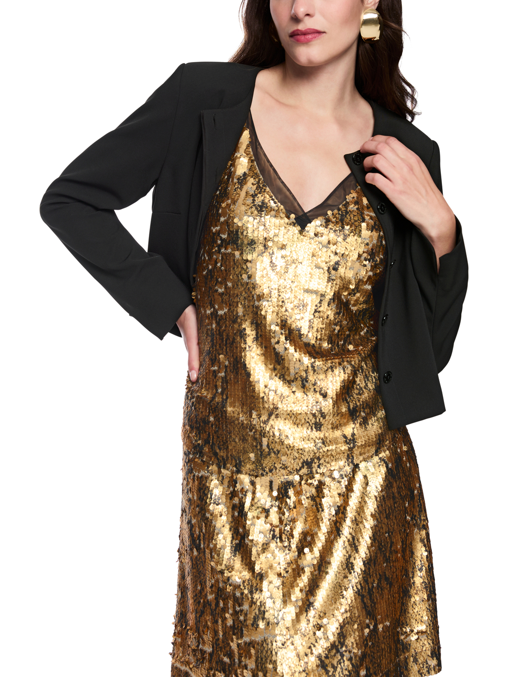 Блузка с пайетками