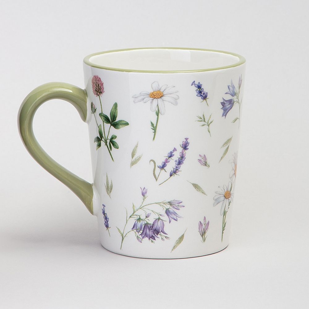 КРУЖКА AGNESS "FLOWER STORY" 400 МЛ (КОР=36ШТ.)