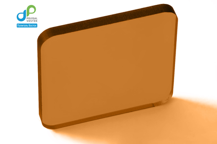 Монолитный поликарбонат 3х2050х3050 Янтарь Мономакс  (50 л в пал.)