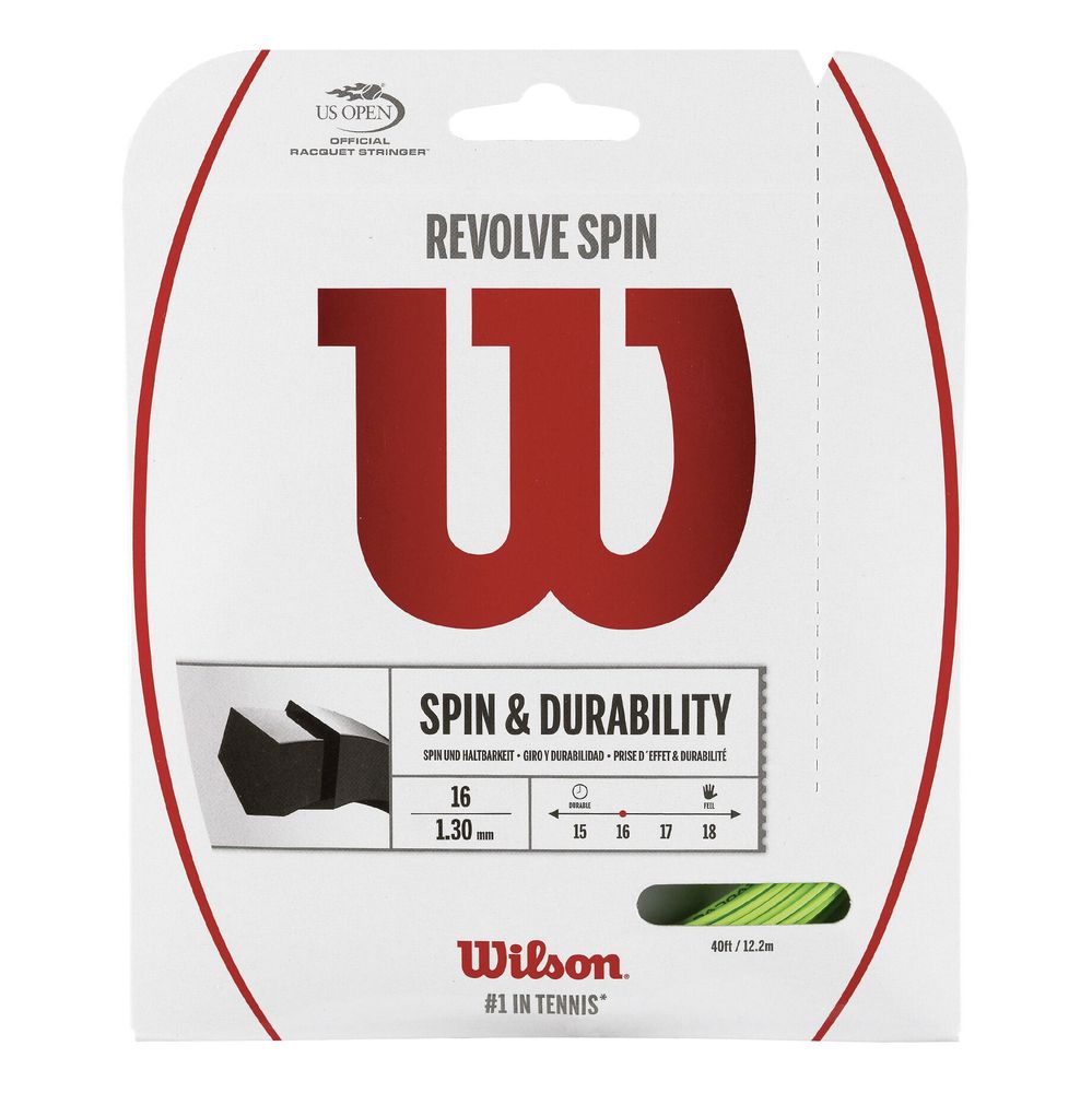 Струны теннисные Wilson Revolve Spin String Set 12,2m - Green