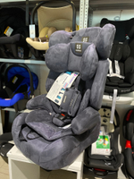 Автокресло детское GE-E велюр светло-серый