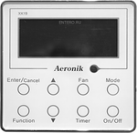 Кассетный фанкойл Aeronik AFP 125 XD/B-T с панелью ATB03 (6,0 кВт)