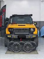 Защита бампера и защитой картера для BAIC BJ40E 2025+ БАЙК силовой стальной бампер защита днища дуга