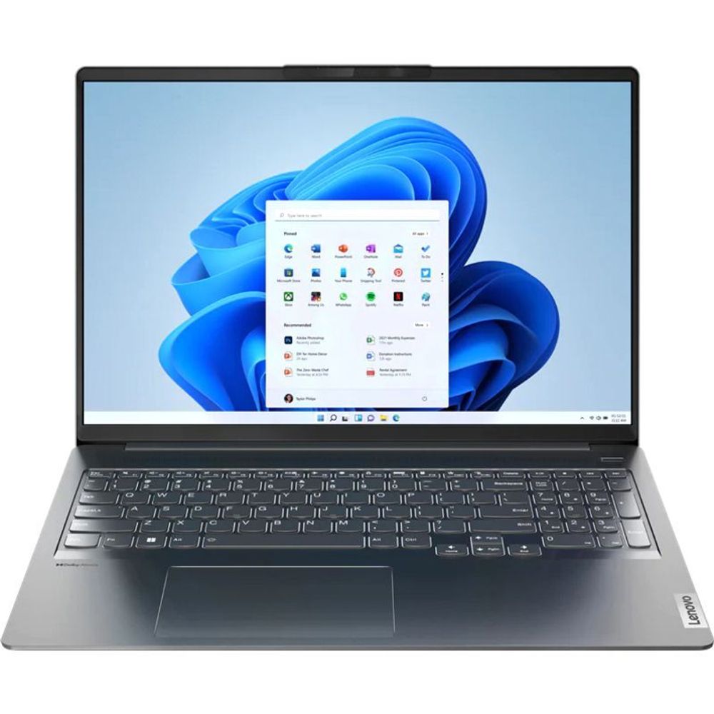 Ноутбук Lenovo IdeaPad 5 Pro 16IAH7, 16&amp;quot; (2560x1600) IPS 120Гц/Intel Core i5-12500H/16ГБ LPDDR5/512ГБ SSD/Arc A370M 4ГБ/Windows 11 Home, серый [82SK002YRU]