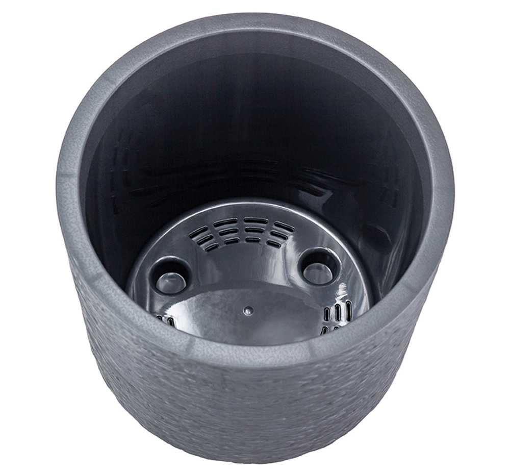 Кашпо СЛАНЕЦ D200 мм 3,4 л со вставкой