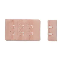 Застежка с крючками персик 2 ряда (цв. 81), 33*55 мм