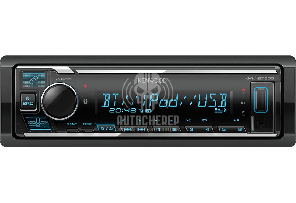 Автомагнитола Kenwood KMM-BT306