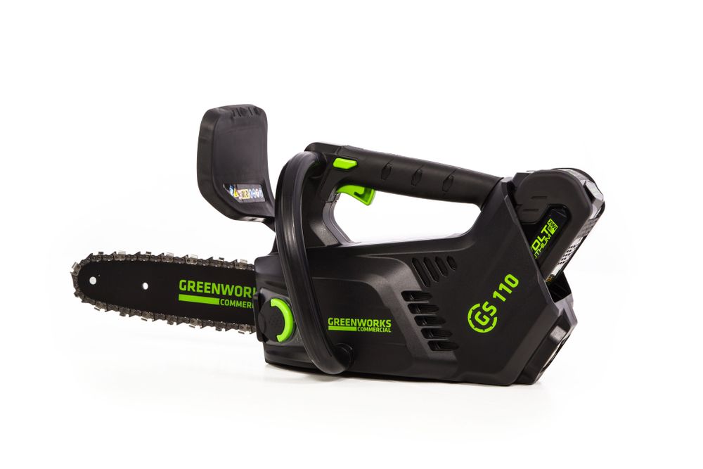 Аккумуляторная цепная пила Greenworks GD40TCSK5,2003807UG, 40v, 25 см, АКБ 5 А·ч и ЗУ