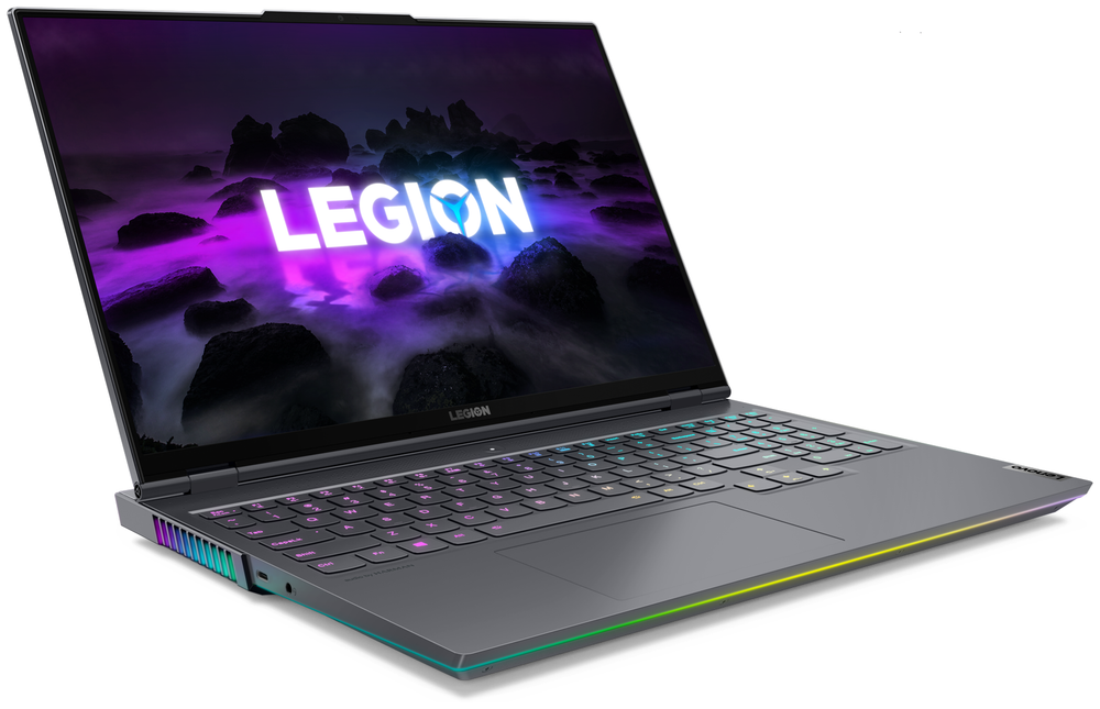 Ноутбук Lenovo Legion 7 16ACHg6 (82N6001LRK) 16"/AMD Ryzen 9 5900HX/RAM 32GB/SSD 1TB/NVIDIA RTX 3080 16GB/2560*1600/IPS/DOS/Подсветка кл-ры: RGB/черный. Состояние: B1