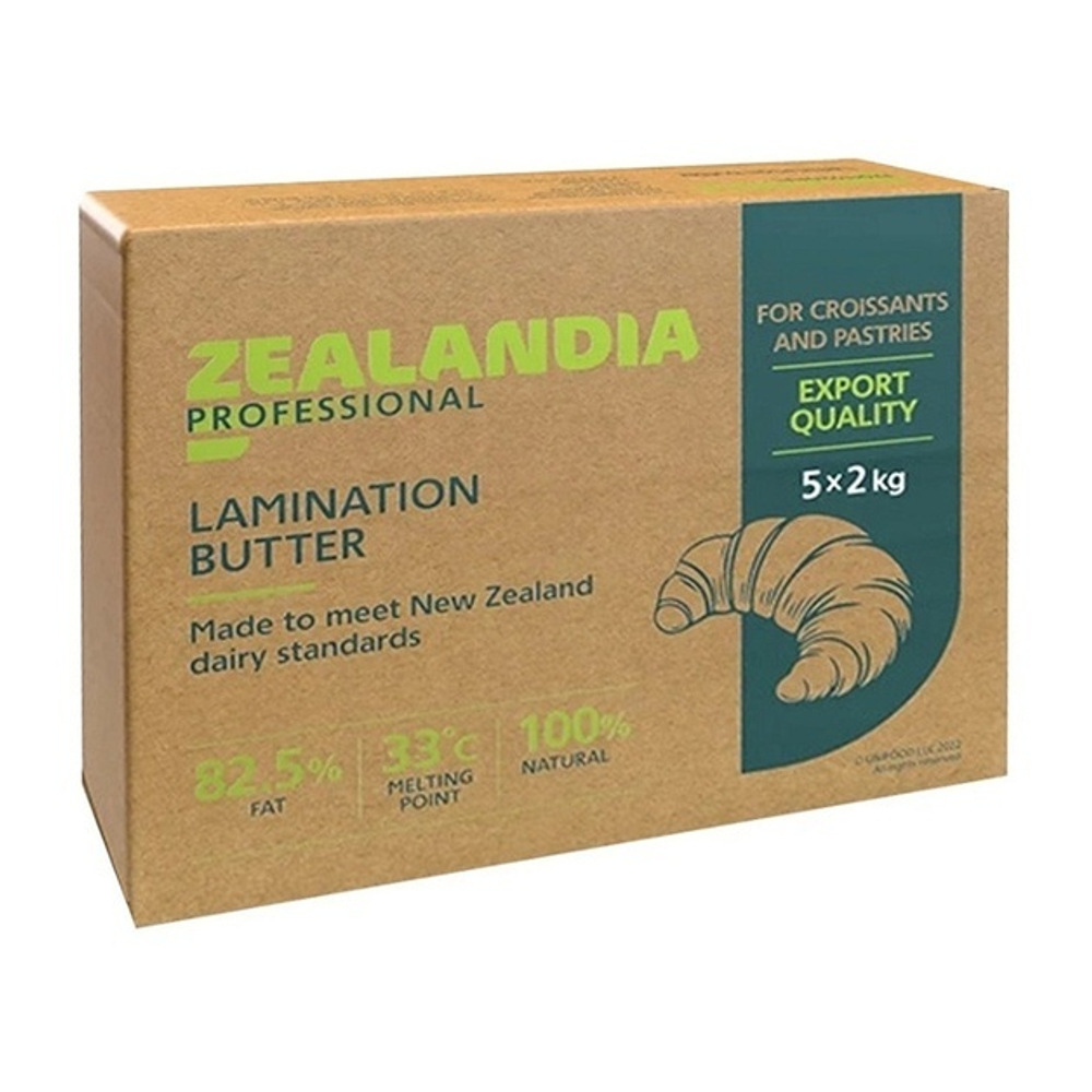 Масло Сливочное Zealandia Professional 82,5% 10кг 5пластов