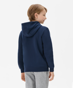 Флисовое худи на молнии ESSENTIAL Cotton Fleece FZ Hoodie, темно-синий, детский