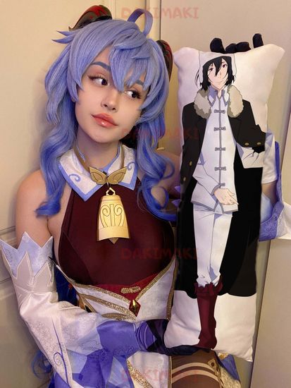 Мини дакимакура Федор Достоевский из Великий из бродячих псов арт. M0326, 60х20 см