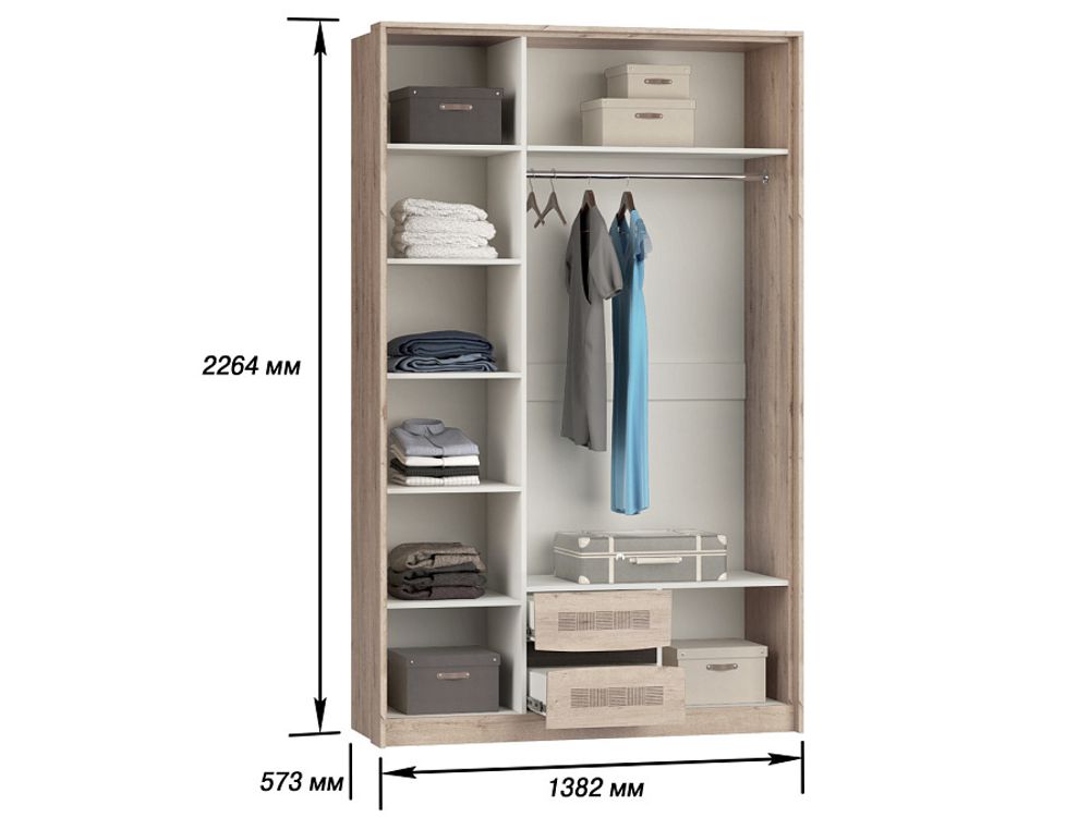 Монца Шкаф 3х ств.