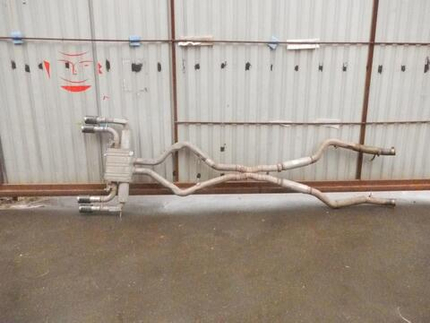 Глушитель BMW X6M F86 X5M F85 (2014-2018) с насадками Carbon