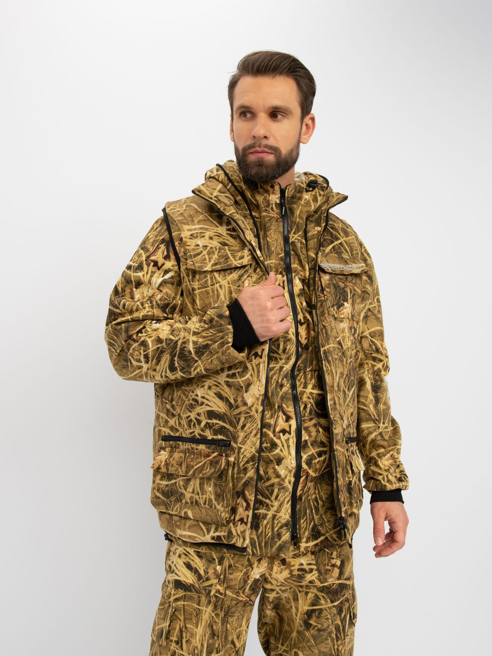 Костюм летний Тайга-3 ткань Твил-Пич цвет Камыш