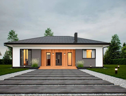 Проект Дома 117кв. м с террасой К-42