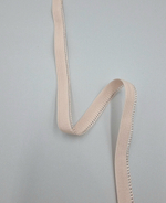 Ажурная тонкая резинка серебристый пион 10 мм ( Pantone 12-1206 TPX)