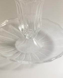 Zara Home Подсвечник из стекла, цвет прозрачный, 8.8 см