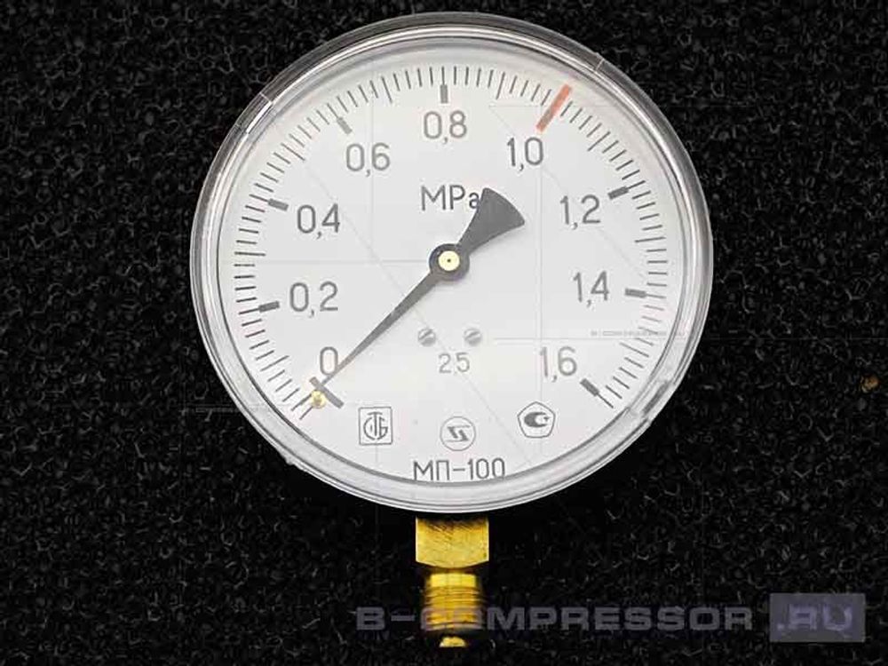 Манометр МП 100 для бежецких компрессоров купить на B-compressor.ru