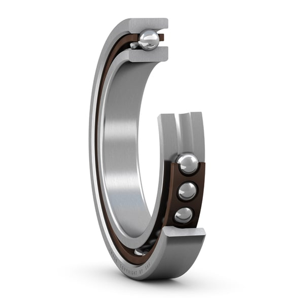 Super-precision, high-speed E design, universally matchable single row angular contact ball bearing 7022 ACEGA/P4A