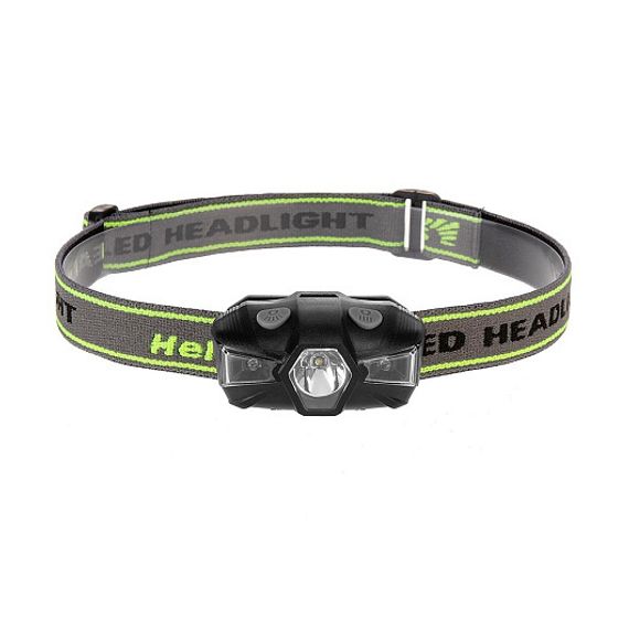 Фонарь налобный 130 LM, IPX4, 1xAAA (HS-FN-3076) Helios