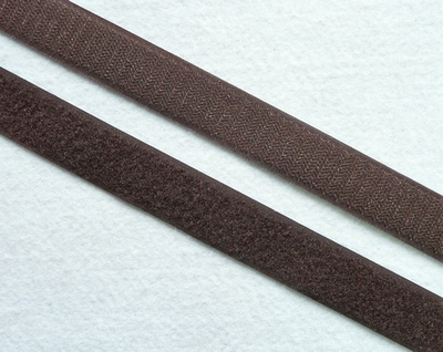 Липучка (велкро, ш.2,5 см), Коричневая