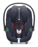 Коляска Cybex Talos S Lux TPE complete Aton B2 Bay Blue Base One 4 в 1 Stormy Blue с дождевиками