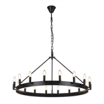 Citilux Смитсон CL470118 Люстра замковая подвесная Чёрная