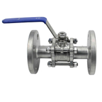 Stainless steel ball valve Elephant BV.F.Fp.T.316.180 580 psi, SS316, full port, flanged connection, with handle