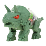 Динозавр на бат., 2 цв. в ассортименте, световые и звуковые эффекты, шестерёнки вращаются