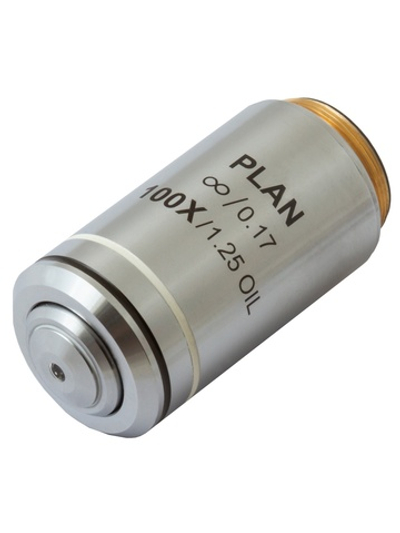 Объектив планахроматический Levenhuk MED 100x/беск