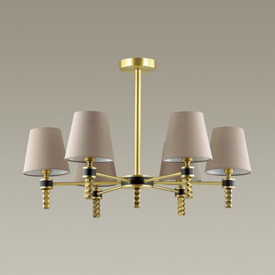 4429/6C NEOCLASSI LN20 70 античная латунь, бежевый Люстра потолочная E14 6*40W 220V MONTANA