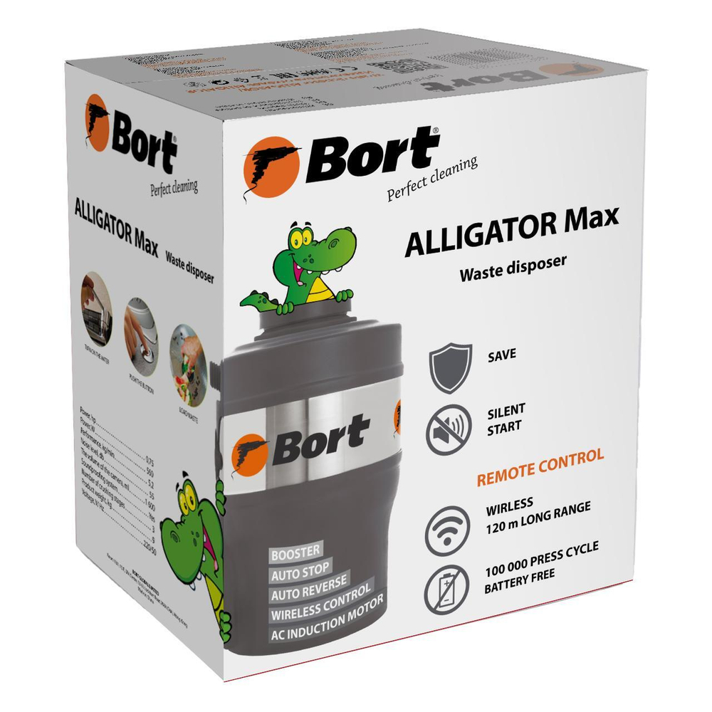 Измельчитель пищевых отходов BORT Alligator Max